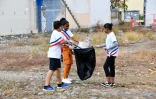 Le Port : opération ramassage de déchets au parc boisé