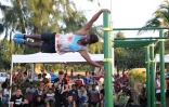 Championnat régional street workout au Port, bek la barre 