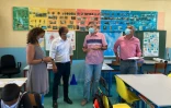 Emmanuel Séraphin visite écoles suite
