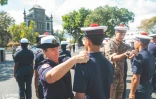 Le Port : cérémonie de fin de formation pour la première promotion Marine du service national à La Réunion