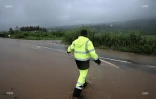La ravine Goyave est en crue le 24 janvier 2020