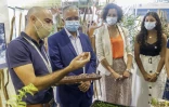 Cyrille Melchior visite le Salon de l'écologie et du développement durable