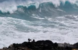 Saint-Pierre : Forte houle dans le sud