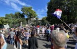 Manifestation à Saint-Pierre : quelques dizaines de personnes rassemblées 