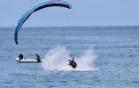 Un concours de parapente Master Accro se de?roule a? Saint-Leu ce dimanche. (Photo RB Imaz Press Re?union)