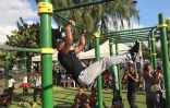 Championnat régional street workout au Port, bek la barre 