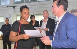 Saint-Pierre : 14 stagiaires récompensées pour leur formation de brancardier