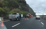 Route du littoral : accident motard 