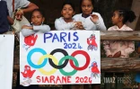 La flamme olympique Réunion