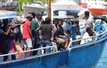Mardi 5 février 2019 - Le bateau de migrants est arrivé au Port-Ouest 