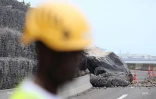 éboulis route du littoral 