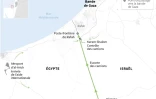 Trajet de l'aide humanitaire vers la bande de Gaza