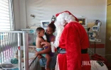 pere noel au chu sud avec la police nationale 