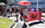 Manifestation contre la réforme des retraites - boulevard bank saint pierre