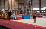 Tumbling, gymnastique, discpline, haut niveau