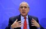 Angel Gurria, secrétaire général de l'OCDE, le 5 avril 2016 à Berlin
