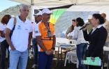 La Flamme olympique au volcan