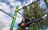 Championnat régional street workout au Port, bek la barre 