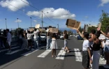 Grève lycée Roland Garros au Tampon