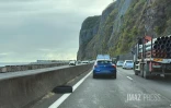 Poids lourd en panne route du littoral