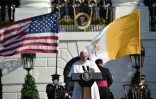 Le pape François à la Maison Blanche, le 23 septembre 2015