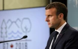 Le président français Emmanuel Macron, au G7 à La Malbaie, le 9 juin 2018
