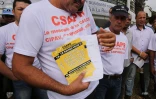 Manifestation contre le RSI