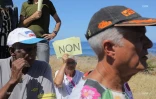 Manifestation contre la crrière de Bois Blanc - Touch Pa Nout Roche