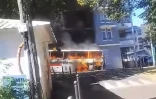 Bus en feu