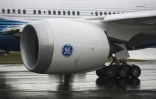Un moteur General Electric d'un Boeing 777X, le 24 janvier 2020 Ă Everett