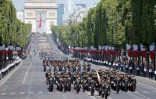 Défilé militaire le 14 juillet 2022 sur les Champs-Elysées à Paris