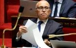 Le patron des LR Eric Ciotti lors des débats sur le projet de loi immigration à l'Assemblée nationale, le 7 décembre 2023 à Paris