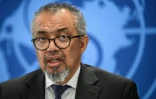Le directeur général de l'OMS Tedros Adhanom Ghebreyesus à Genève en Suisse le 20 mai 2026