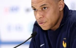 Le capitaine des Bleus Kylian Mbappé en conférence de veille du match contre le Chili à Marseille, le 25 mars 2024