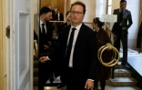 Le député Renaissance Sylvain Maillard, désormais chef de file du parti, le 15 mars 2023 à l'Assemblée nationale à Paris