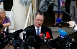 Le ministre de la cohésion des territoires Richard Ferrand, le 29 mai 2017 à Deauville (Calvados)