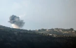Bombardement israélien sur le village de Houla, dans le sud du Liban, le 16 janvier 2024