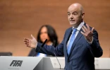 Gianni Infantino, candidat à l'élection à la présidence de la Fifa lors du congrès extraordinaire, le 26 février 2016 à Zurich