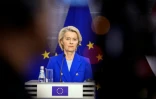 La présidente de la Commission européenne, Ursula von der Leyen, à Riga, le 29 août 2025