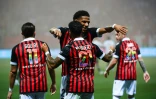 Les Niçois opposés à Lille lors du dernier match de Ligue 1 de la saison à l'Allianz Riviera, le 14 mai 2022 
