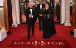 Le roi Charles III arrive à la première mondiale de Gladiator II, le 13 novembre 2024 à Londres