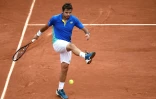 Stan Wawrinka s'amuse face Ă l'Italien Fabio Fognini, le 3 juin 2017 Ă Roland-Garros