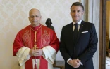 Le pape Léon XIV et le président français Emmanuel Macron le 10 avril 2026 au Vatican