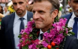 Le président Emmanuel Macron à Nouméa le 26 juillet 2023