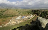 Le complexe touristique "Hosn Al-Wazzani" (la forteresse d’Al-Wazzani) situé dans la partie sud de la vallée de la rivière Wazzani, à la frontière entre le Liban et Israël, le 12 avril 2010