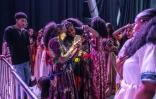 Des femmes en costume traditionnel lors des festivités d'Ashenda, symbole de l'indépendance et de l'émancipation des femmes et des filles, le 22 août 2026 à Addis Abeba
