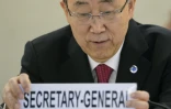 Ban Ki-Moon le 30 mars 2016 à Genève