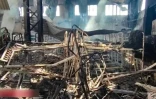 Photo fournie par le Comité d'enquête russe le 29 juillet 2022 et censée montrer la prison d'Olenivka (Ukraine). Moscou accuse les forces ukrainiennes d'avoir bombardé l'établissement mais Kiev a démenti.