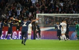 Le milieu de terrain du PSG Idrissa Gueye buteur lors de la victoire 4-0 à domicile sur Angers en 9e journée de L1 le 5 octobre 2019