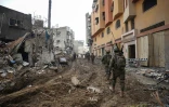 Photo fournie par l'armée israélienne ke 18 décembre 2023 montrant des soldats israéliens lors d'une opération dans la bande de Gaza